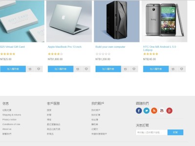 RWD電子商務網站