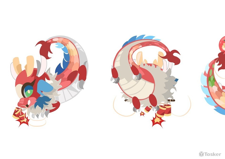 苗栗火旁龍吉祥物設計徵選 參賽作品