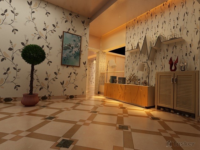 玄關設計(模型載自網路)