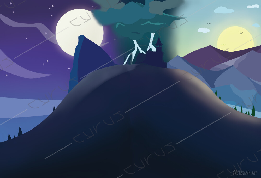 ☆純手繪☆ 書籍封面（裏層書皮會另製）