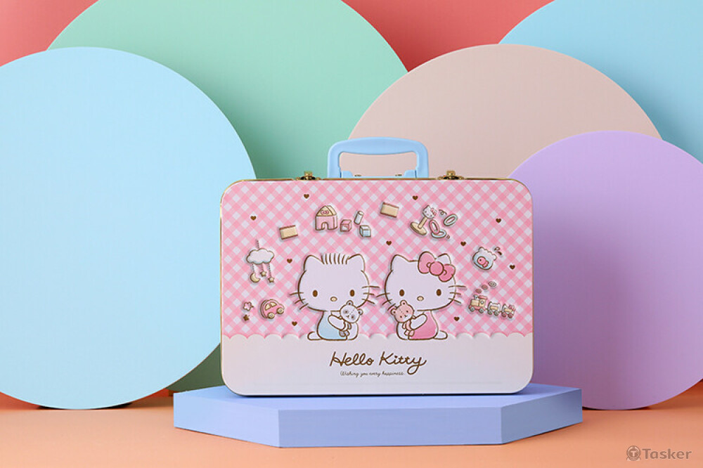 KITTY聯名手提鐵盒