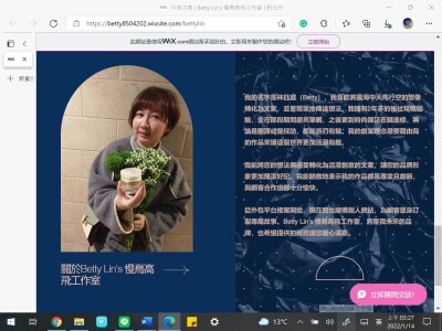 Betty Lin's 慢鳥高飛工作室簡介