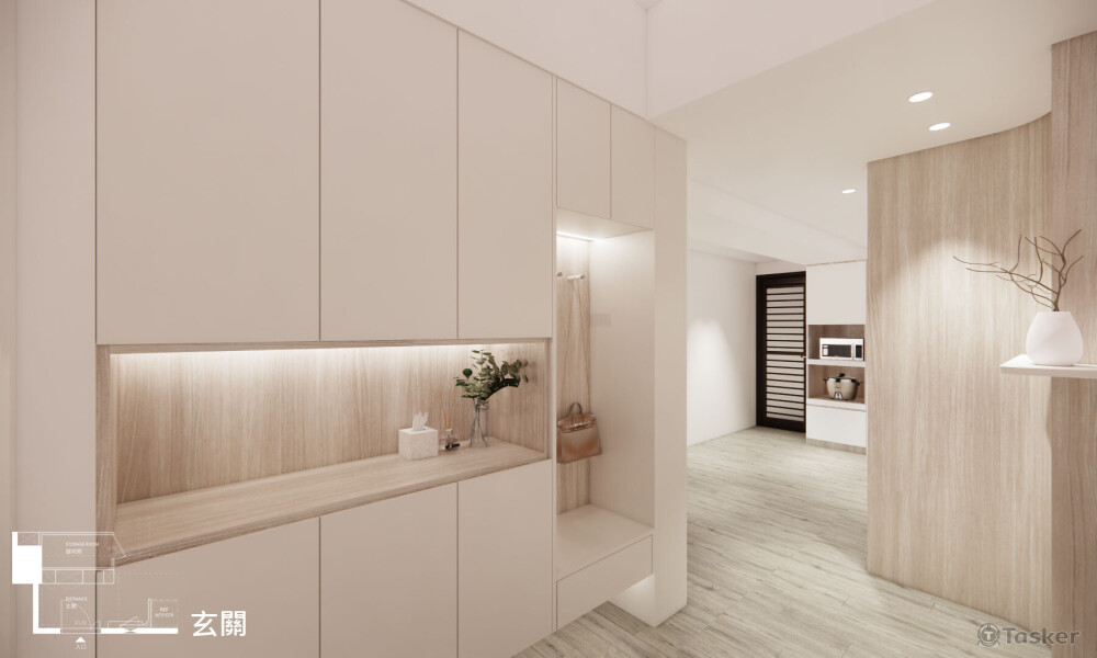 入口玄關/北歐、簡約、清新