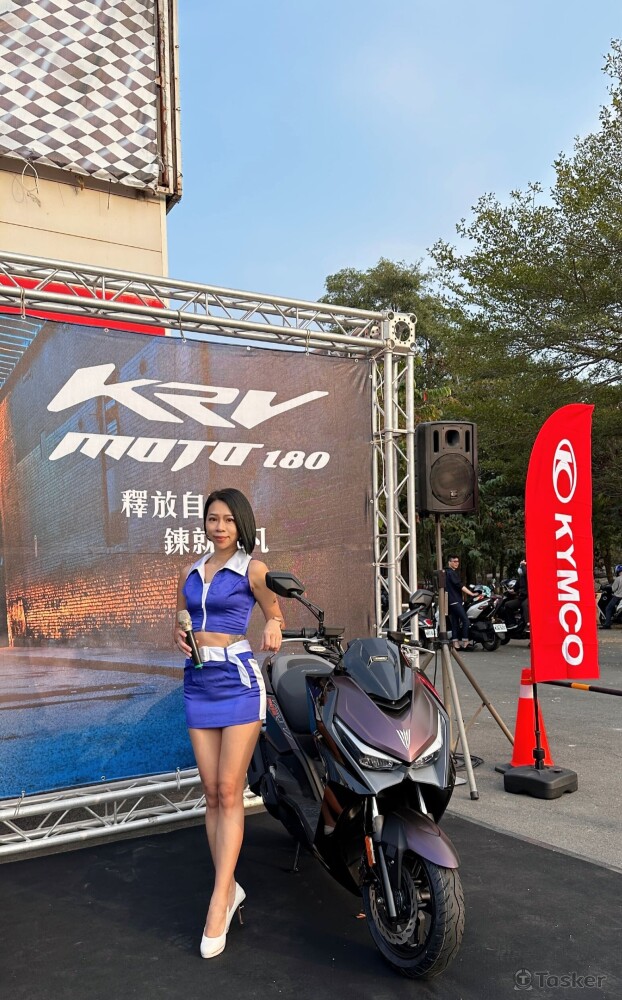 2022 KYMCO KRV MOTO180 高雄台糖賽車場試乘體驗會 活動主持