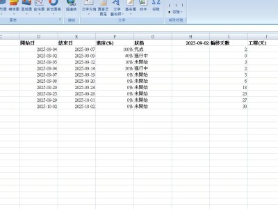 專案甘特圖_案例10