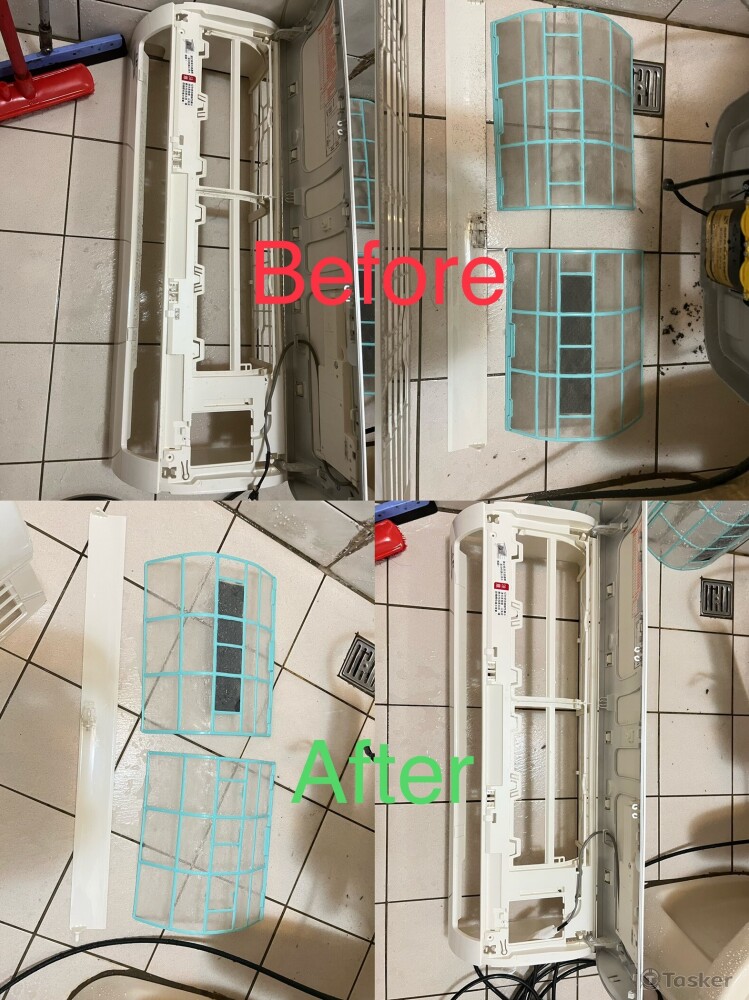 外殼、濾網清潔