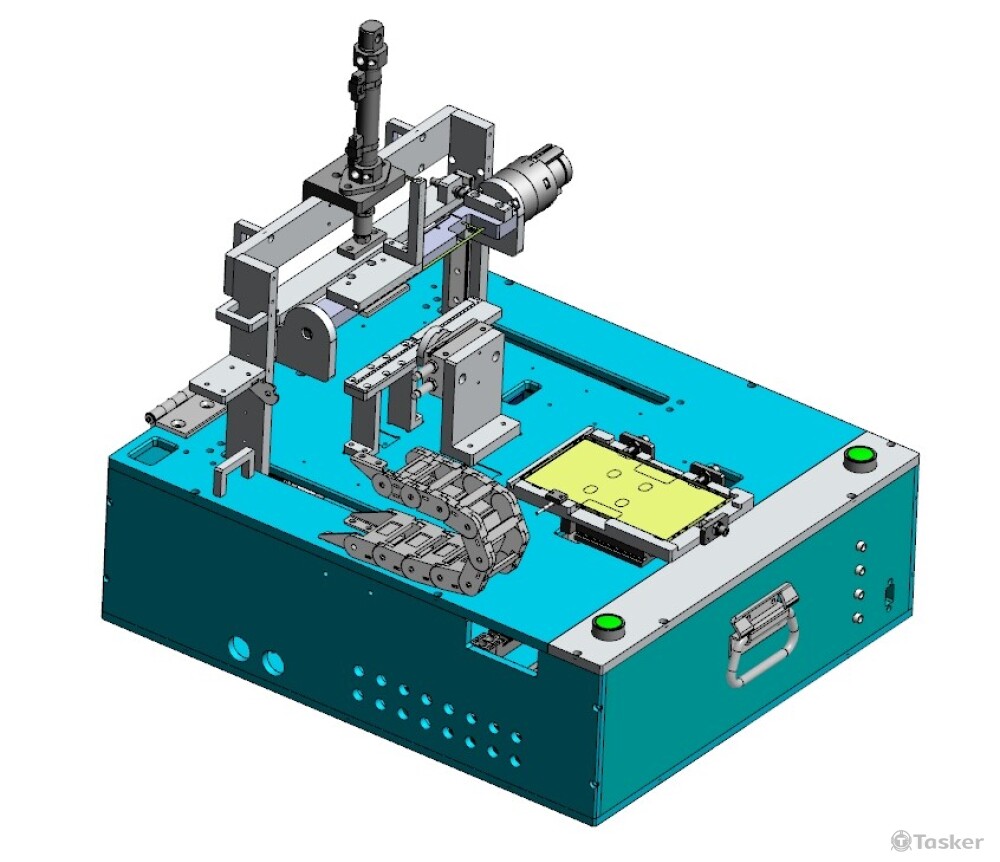 半自動折角黏貼機