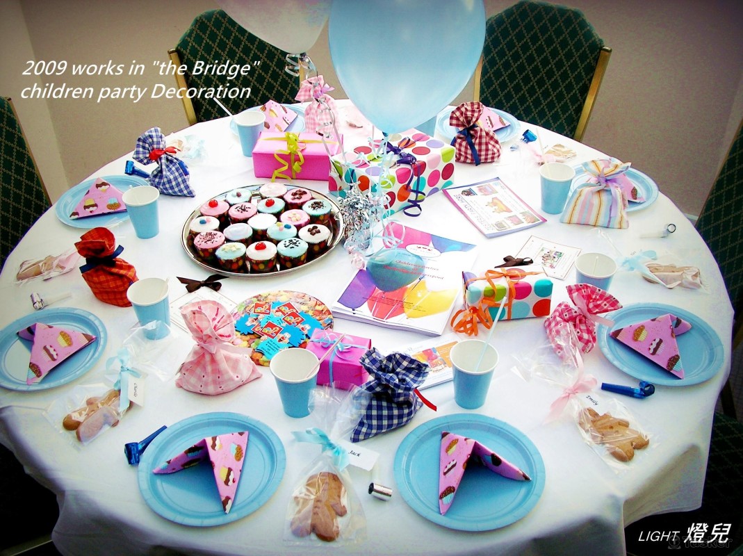 兒童餐派對視覺陳列設計