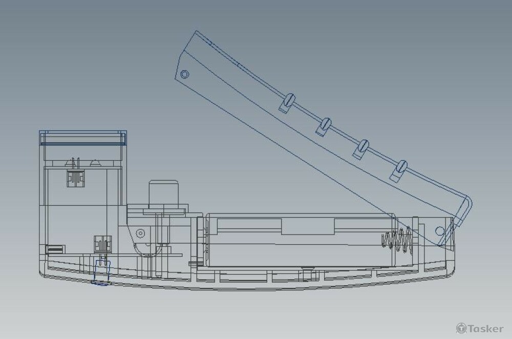 UV燈側面線條圖