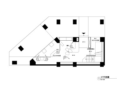 平面配置-台中 CAFE!N