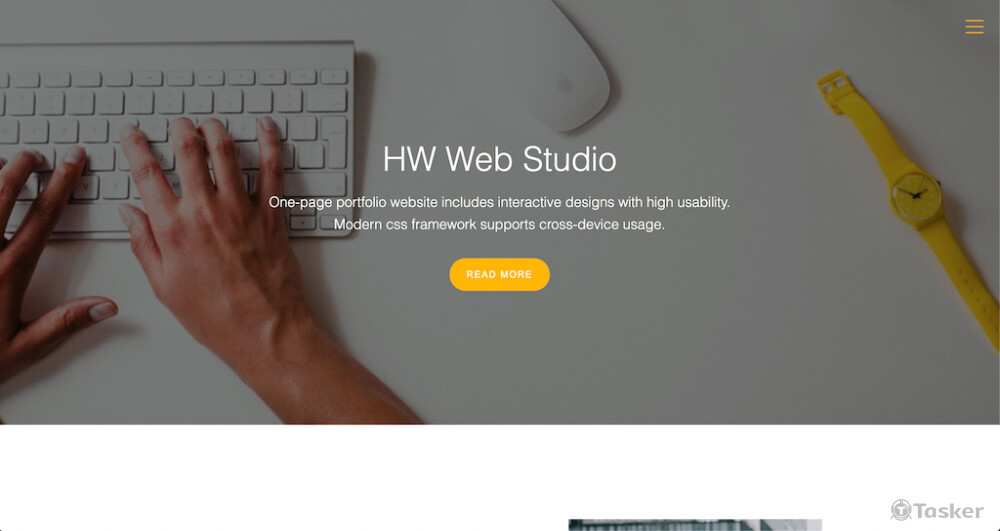 工作室 landing page