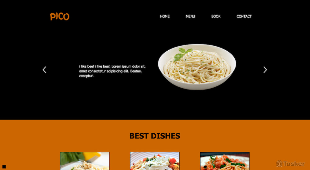 餐廳 landing page