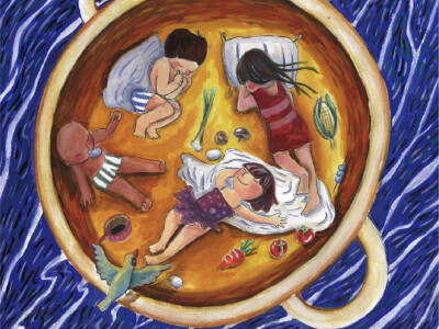 微笑湯鍋✦手繪✦繪本