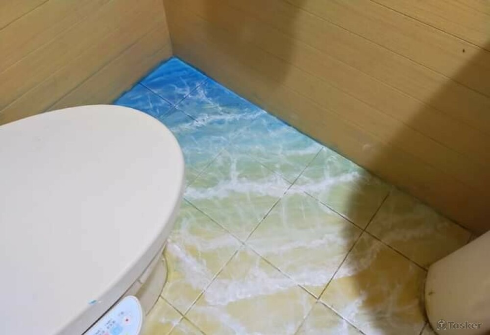 室內地面彩繪~純手工釀造