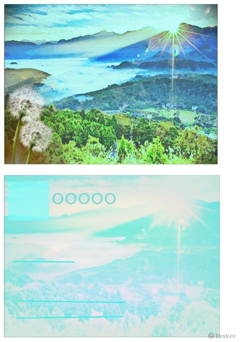 合歡山系列明信片設計(競標作品)