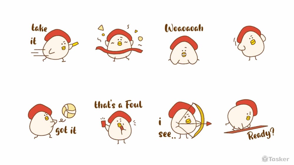 Line貼圖 - Let's Goal with BuGuGi