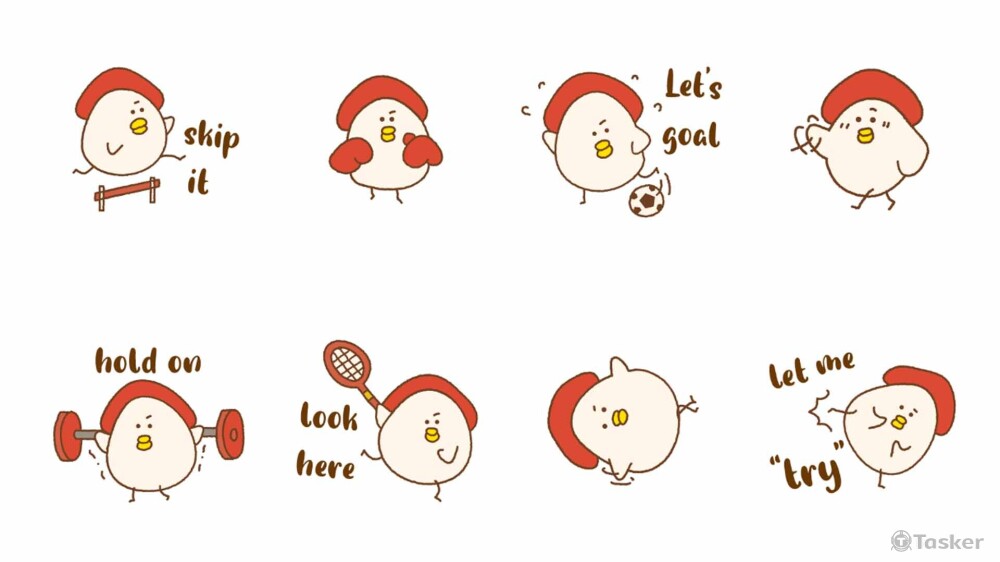 Line貼圖 - Let's Goal with BuGuGi