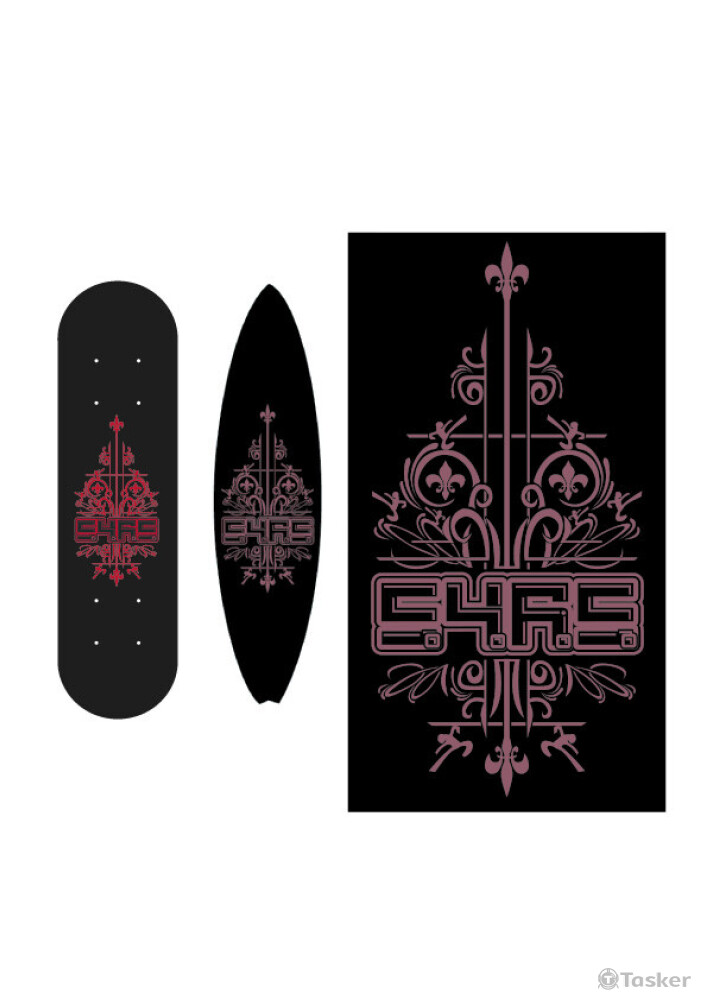 S4RS滑板插圖設計