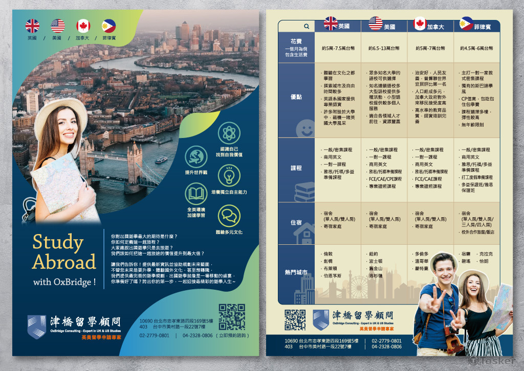 留學中心_英美遊學資訊文宣