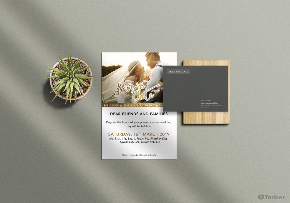 2018 Wedding Invitation Design