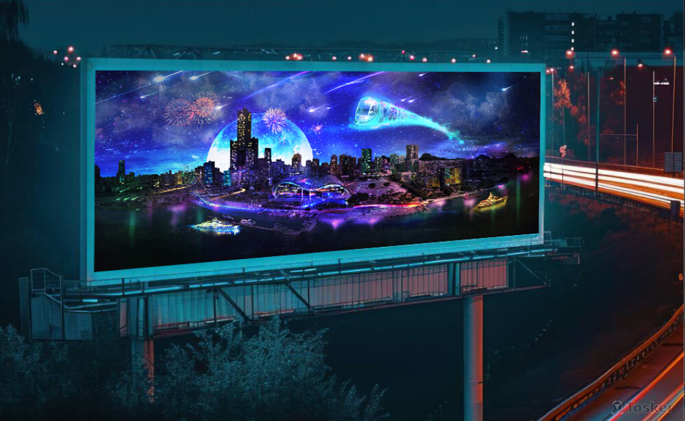 亞洲新灣區招牌設計