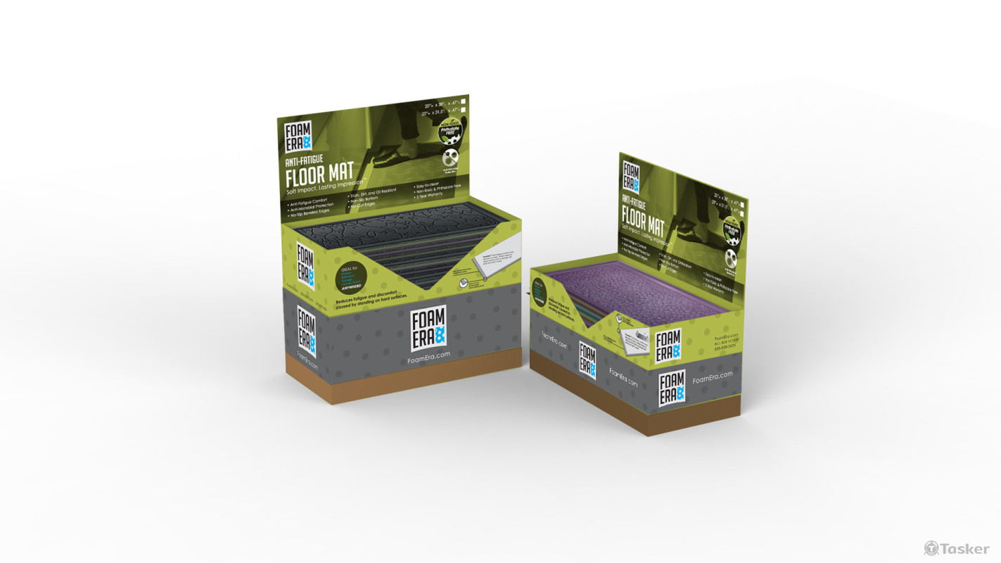 瑜珈墊包裝陳列設計