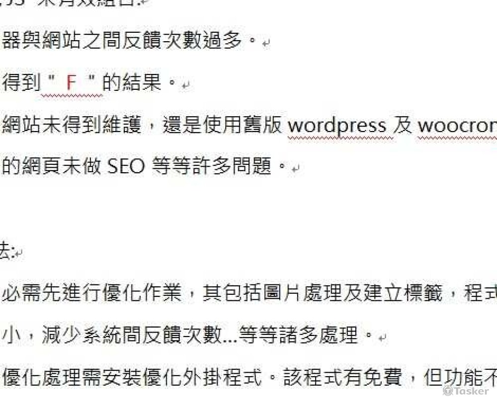 網站快速健簡報告
