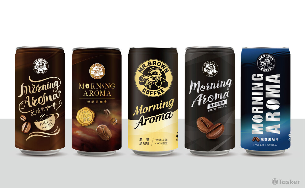 伯朗咖啡罐裝包裝