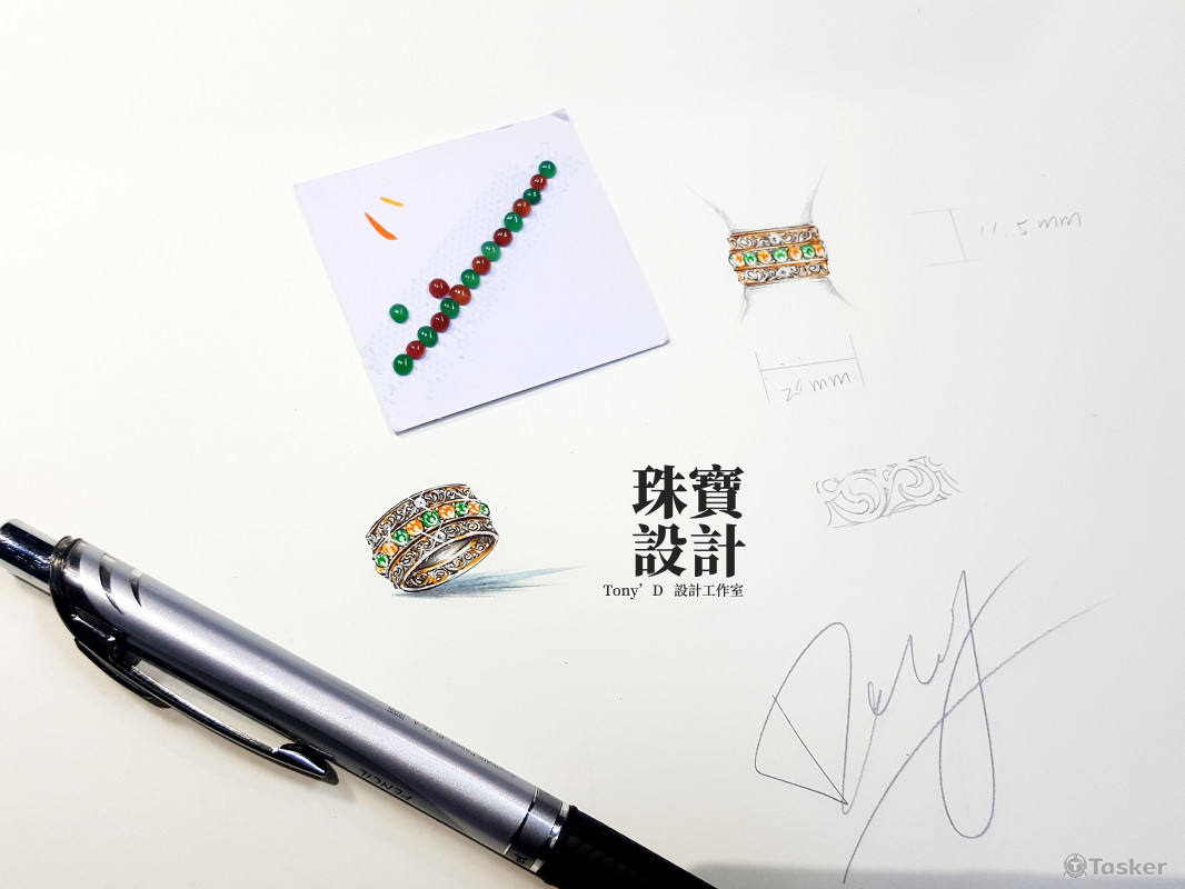 戒指設計-轉輪款