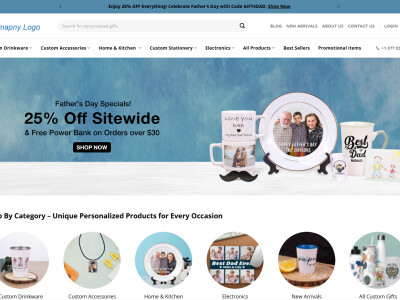 產品客製化購物網站