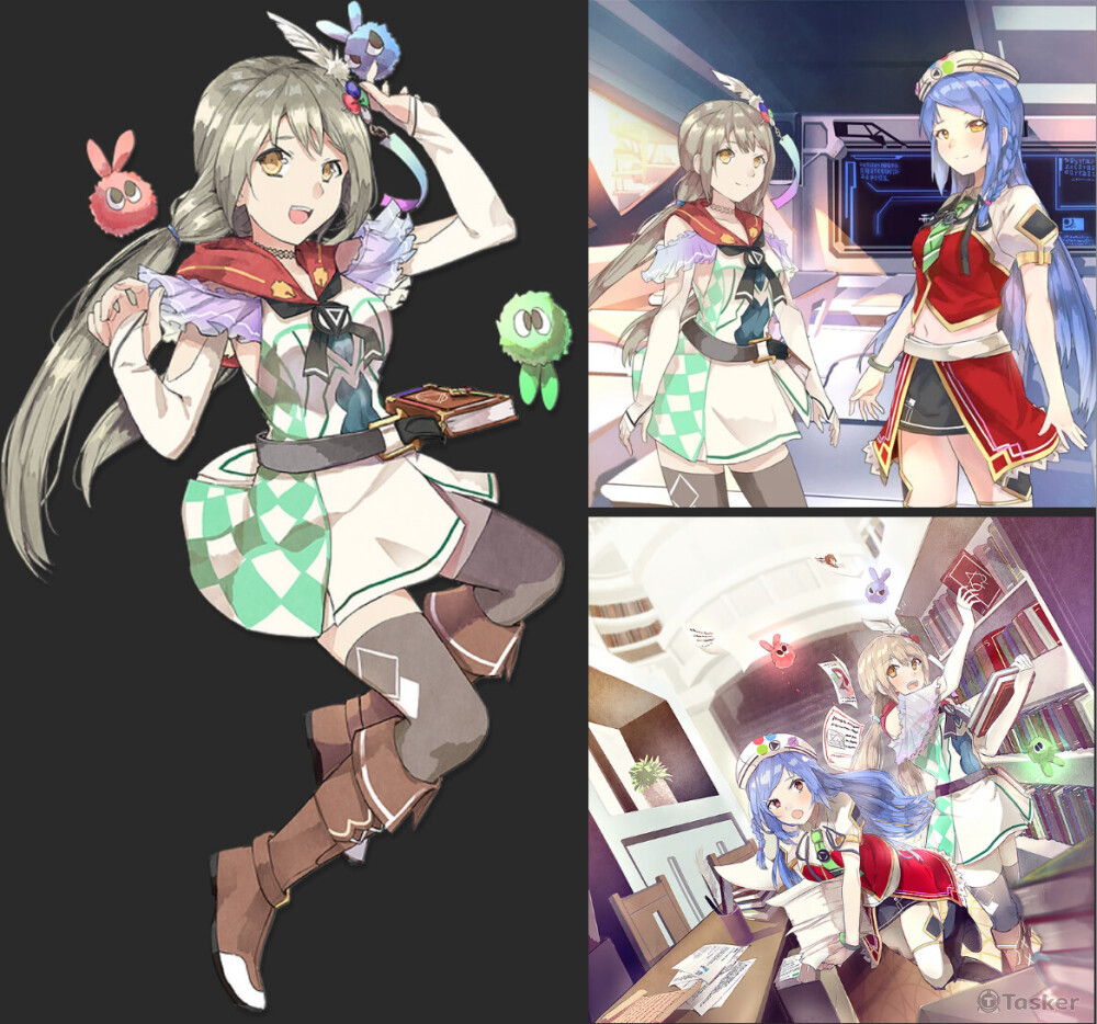 「 oice 」香港視覺小說 I 雙板娘角色設定