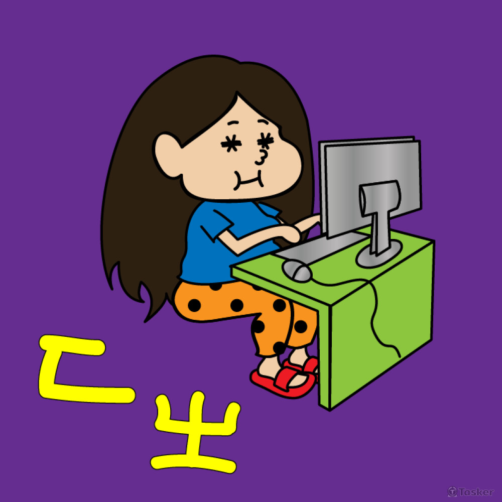 學生時期繪製FB大頭照