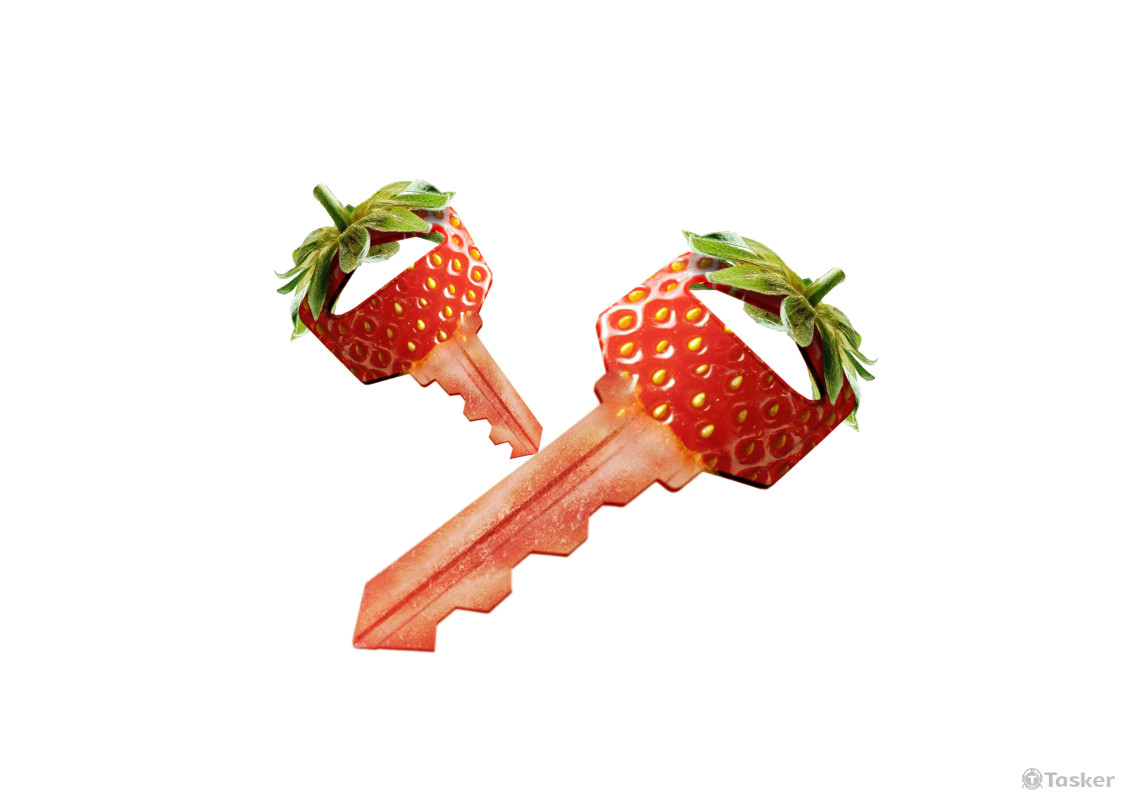 鑰匙系列-草莓
