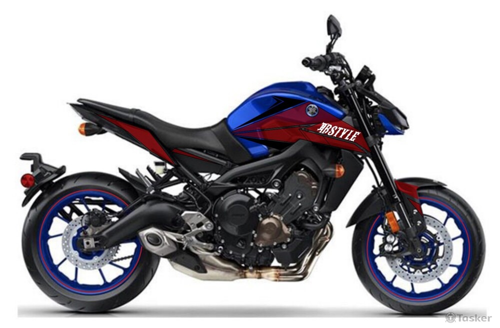 Yamaha-MT-09 彩繪