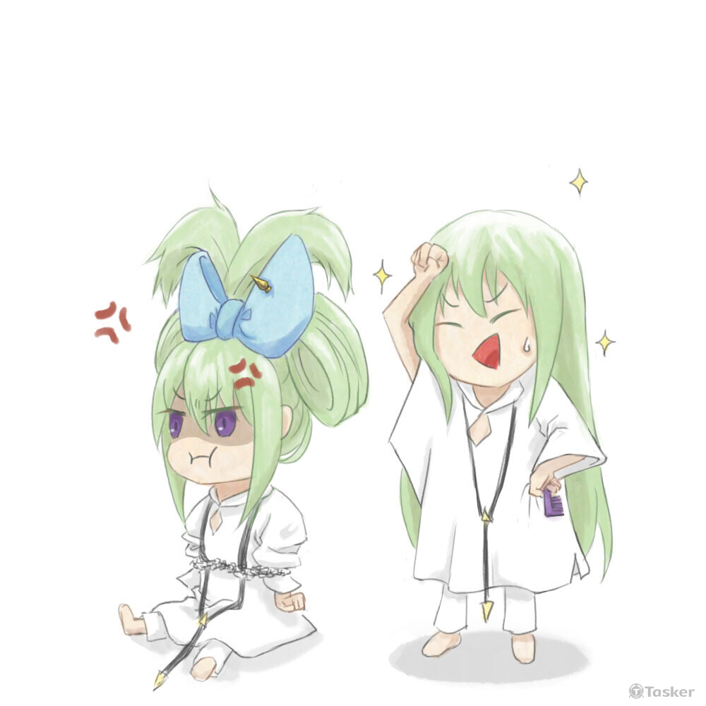 $500(雙人Q版簡單上色無背景)