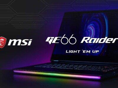 微星 MSI GE66 Landing Page 視覺設計