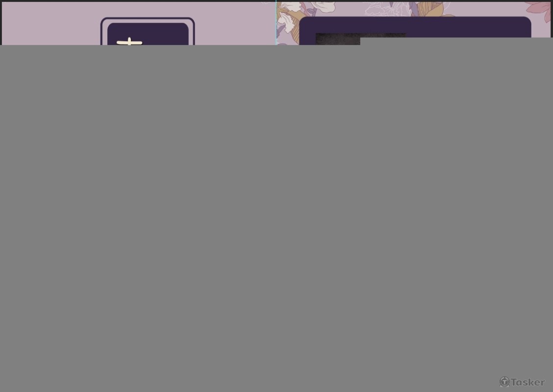 月子餐紫色印花封面