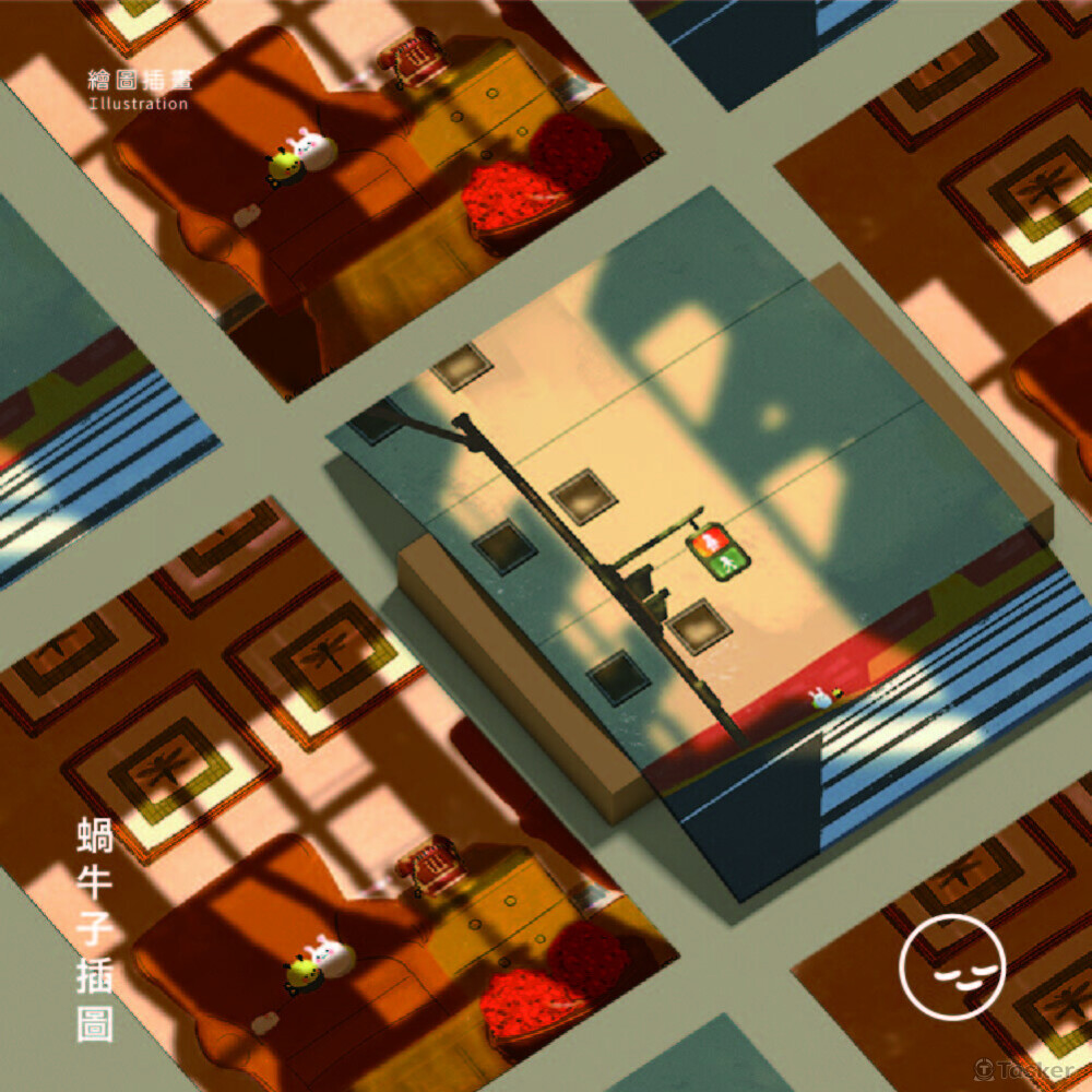 滿版電腦繪插圖