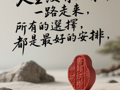 AI繪圖生書法與印章