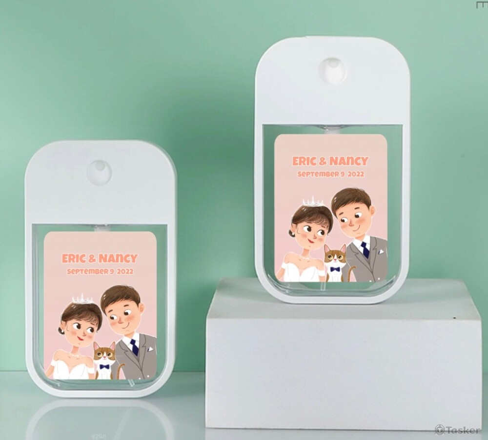 婚禮小物-隨身酒精示意圖