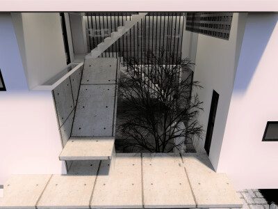 2021簡宅建築設計+建模+渲圖