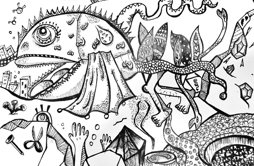 思想像深海怪獸