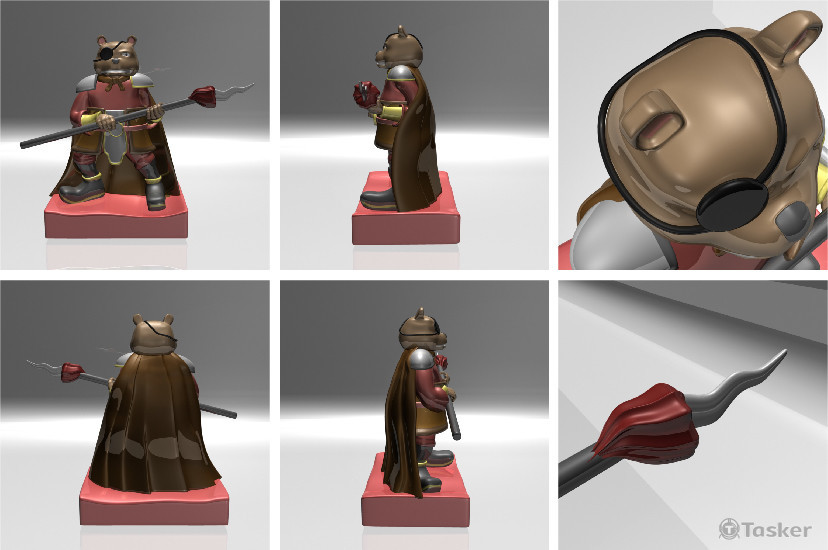 黑風大王3D模型-輸出公仔用