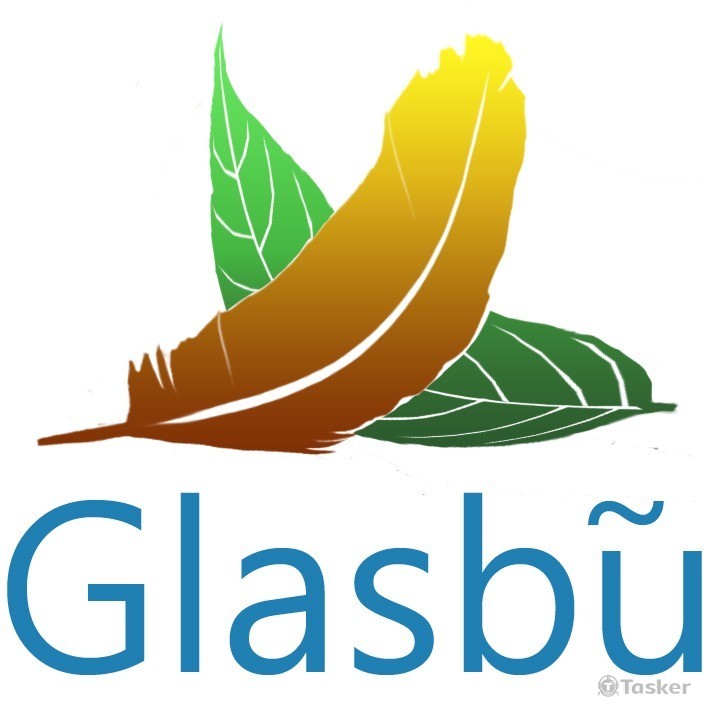 Glasbu の　logo(競標作品)