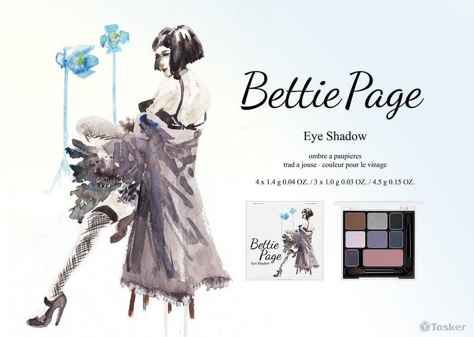 彩妝概念插畫設計