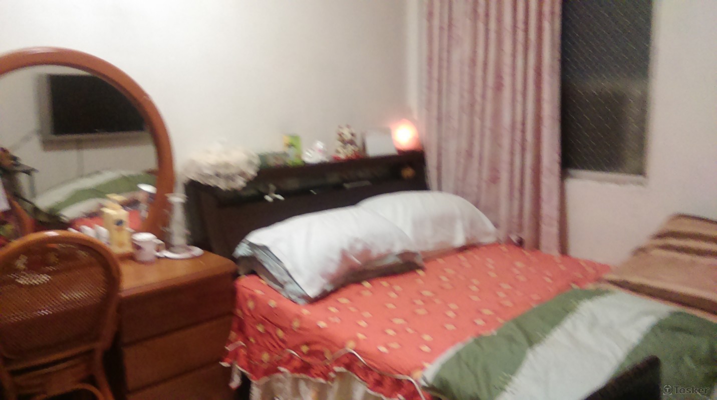 床鋪及窗簾整潔