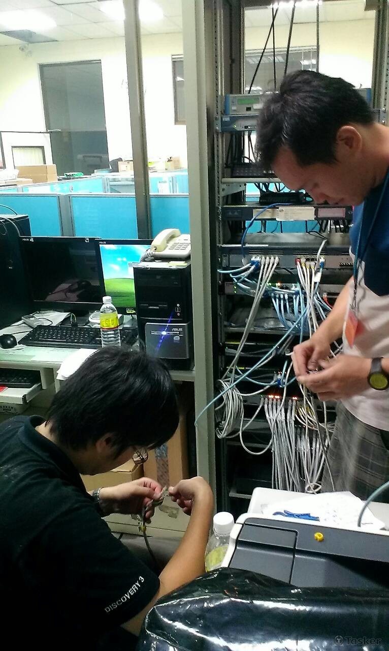 南投地方法院網路施工