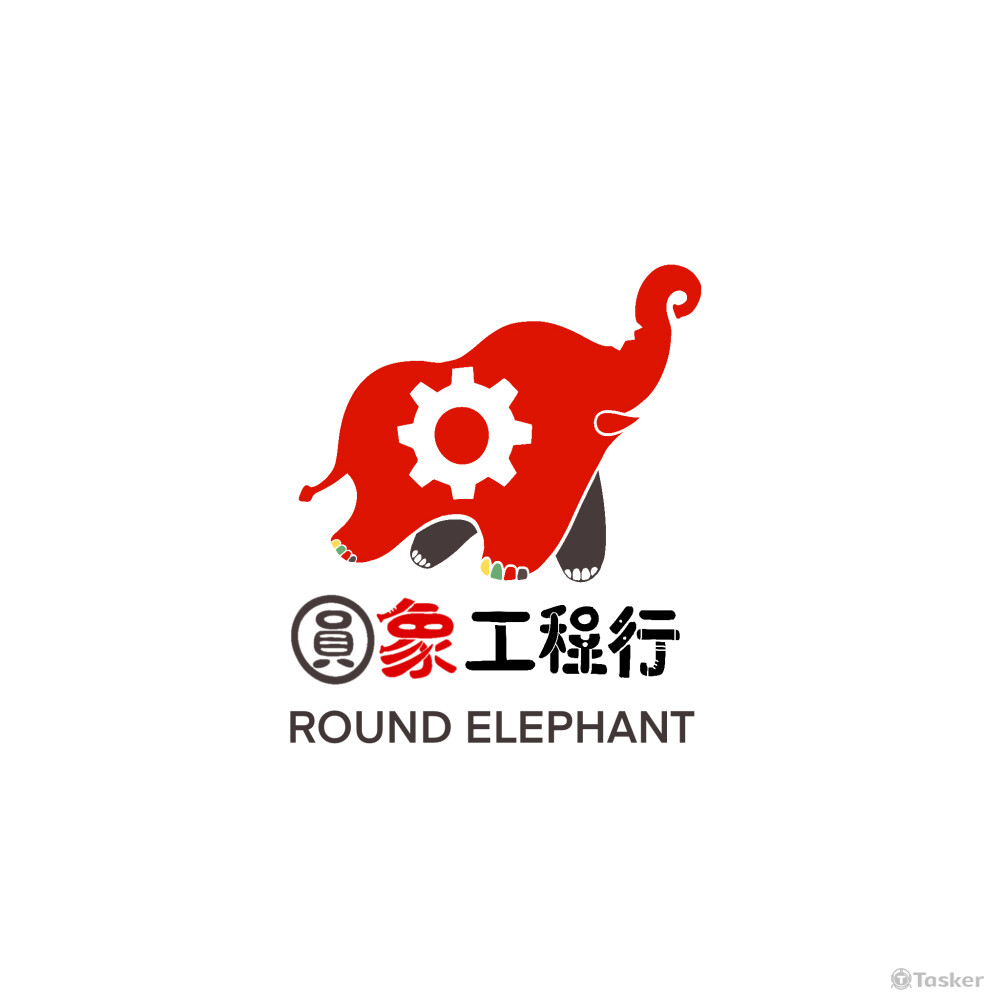 圓象工程行logo設計