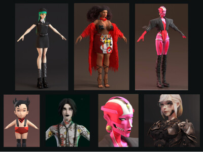 TCCF_JennLee 服設模擬角色