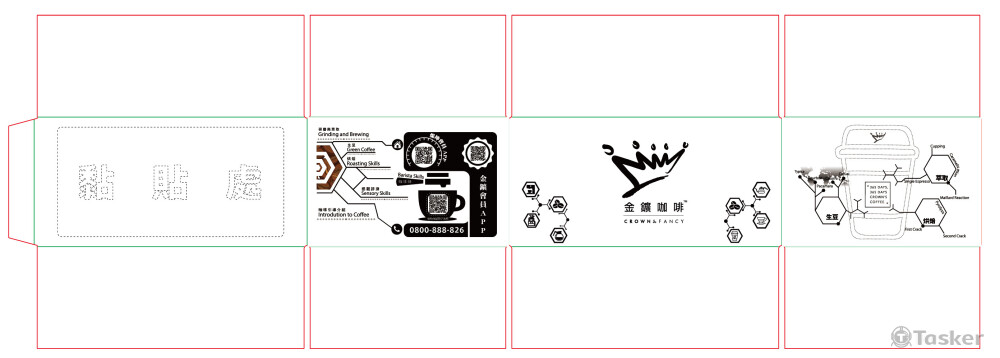 金鑛咖啡紙箱刀模